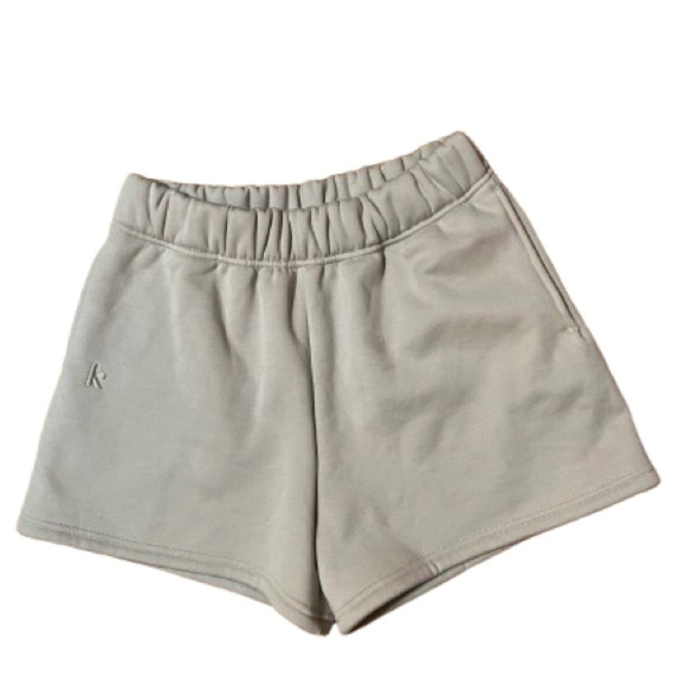 Kamo fitness Gray Fleece Athletic Shorts with Elastic Waistband Size Medium